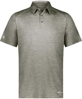 Holloway 222572 Electrify Polo Powered by Coolcore Shirt in Olive Heather size 3XL   Polyester/Elastane