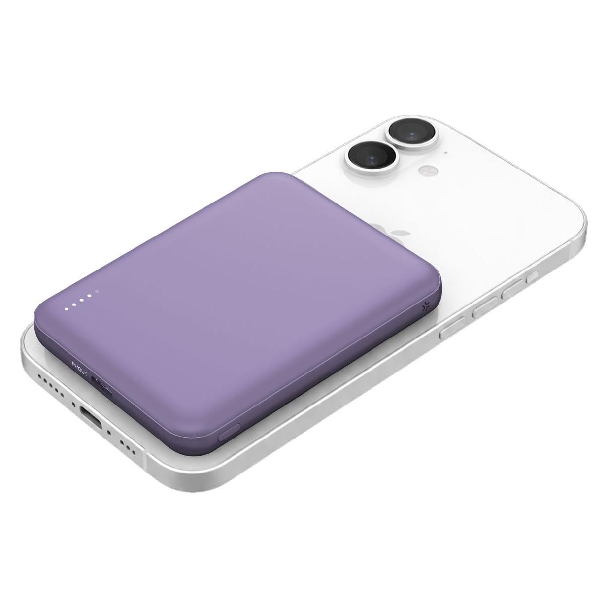 Celly POWERBANK 5000 MAGSAFE VIOLET (5000 mAh, 15 W, 19.25 Wh) (COLMAGPB5000VL)