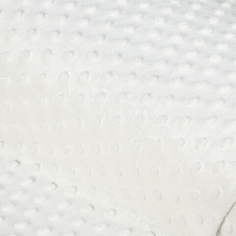 Noppen-Fleece "Minky", offwhite