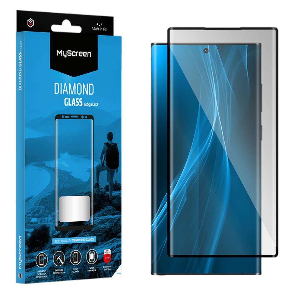 MyScreen Protector MS Diamond Glass Edge 3D Sam S23 Ultra S918 czarnyblackTempered Glass (Samsung Galaxy S23 Ultra) (MSRN156)