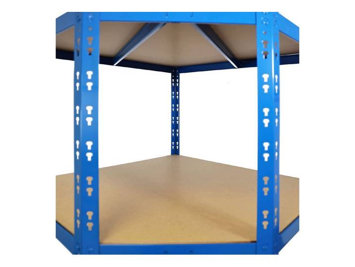 Karat Schwerlastregal Eckig, Regal, verschiedene Farben, Traglast von bis zu 875 kg, 180 x 90 x 42 x 60 cm, Hohe Traglast