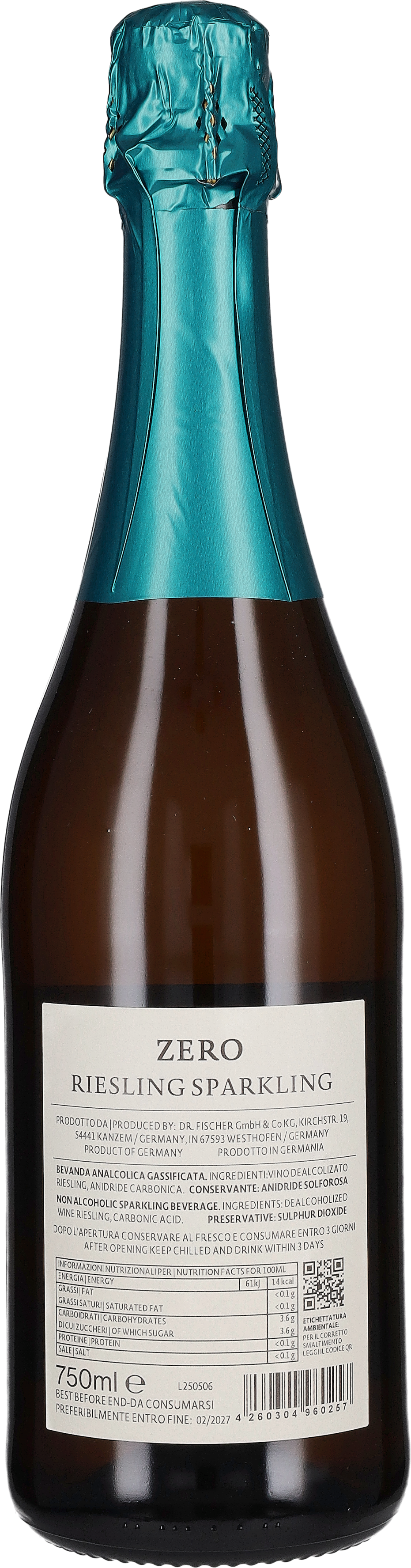 Riesling Schaumwein 'Zero' Dr. Fischer - Hofstätter