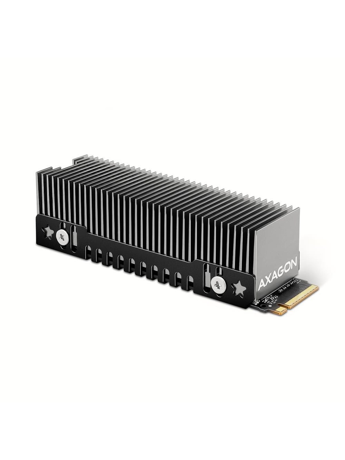 AXAGON Aluminium-Kühlkörper für M.2 SSD 20 mm