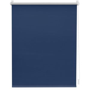Lichtblick Rollo Klemmfix, verdunkelnd, blau, 100 x 150cm, Thermorollo, zum Klemmen, ohne Bohren