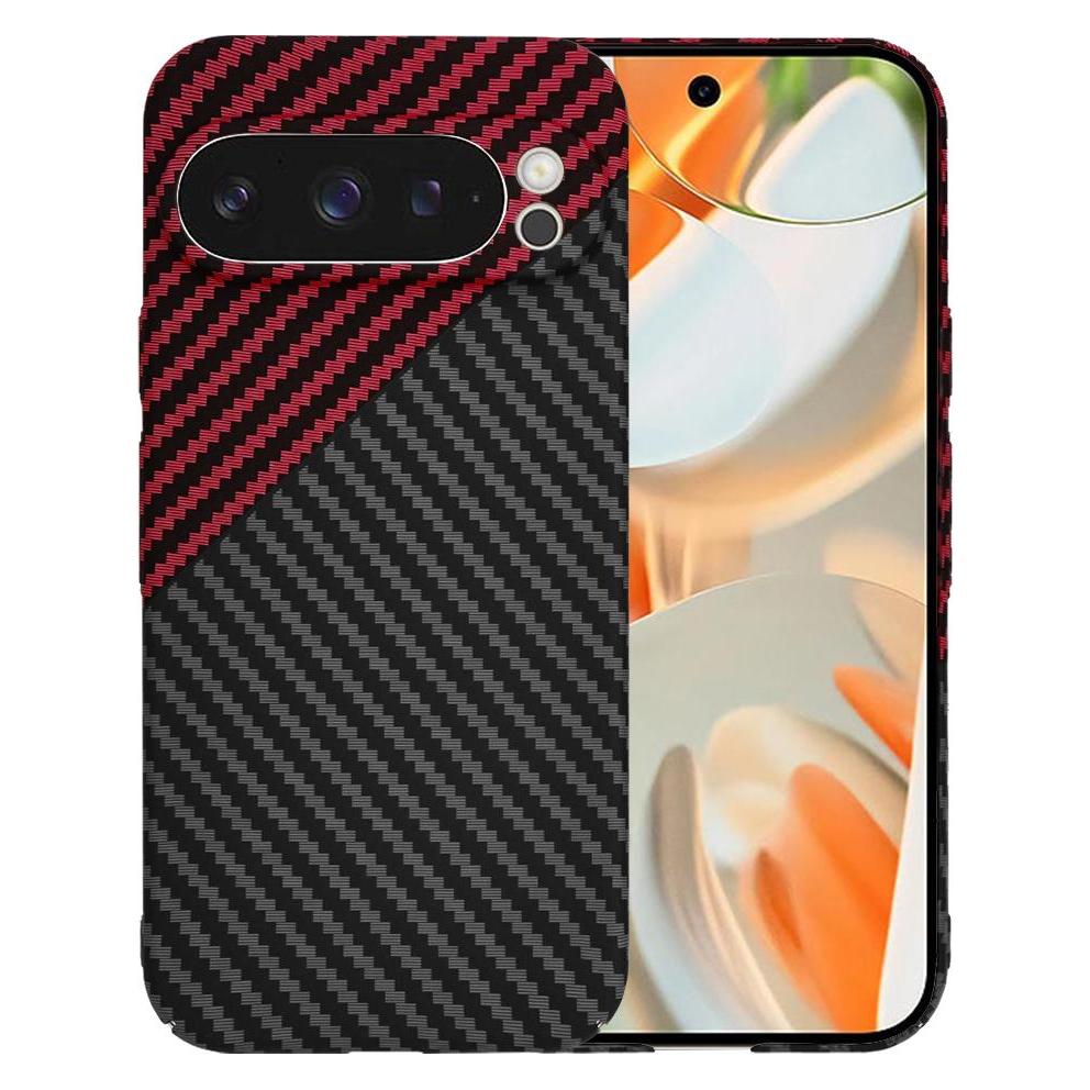 Techsuit - Carbonite FiberShell - Google Pixel 9 Pro - Red Vortex (Google Pixel 9 Pro) (56357076)