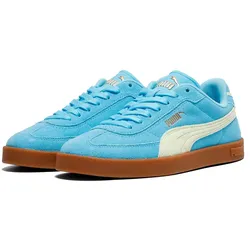 PUMA Club II Era Suede Sneaker 32 - vibrant blue/apple spritz 45