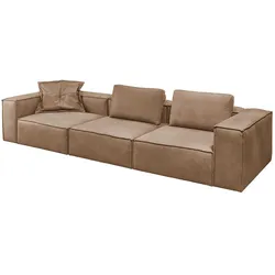 SOFA CARMO Taupe Leder