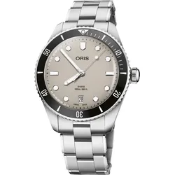 Oris Divers Date 01 733 7795 4051-Set - beige,silber - 39mm