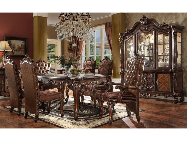 JVmoebel Esstisch Antiker Barock Tisch aus Holz im Rokoko Stil für elegante Esszimmer (Packung, 1-St., Tisch), Made in Europa