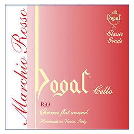 Dogal R33 Cello M. Rosso 4/4-3/4 chrome (46534356)