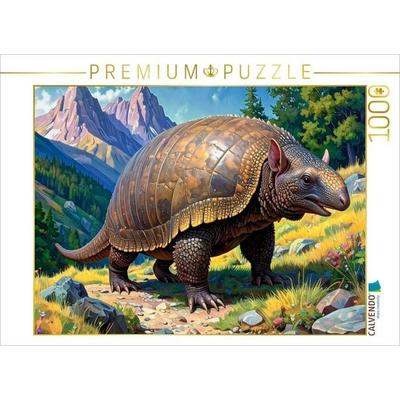 CALVENDO Puzzle Das Riesengürteltier (Priodontes maximus) kann bis zu 1,5 Meter lang werden. Leider ist es vom Aussterben bedroht. | 1000 Teile Lege-G