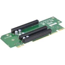 Supermicro RSC R2UW-2E8E16+ - Riser Card, Server Zubehör, Grün, Schwarz