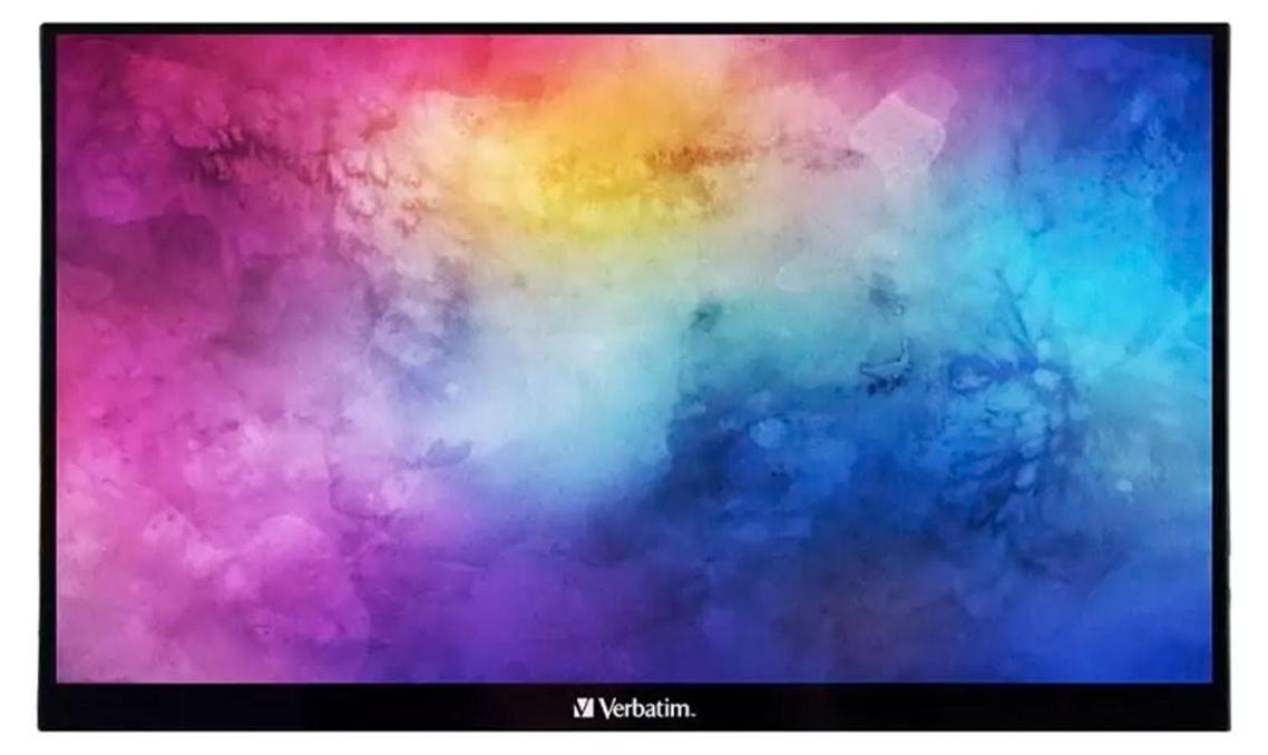 Verbatim 49593, 43,9 cm (17.3"), 1920 x 1080 Pixel, Full HD, LCD, 6 ms, Schwarz
