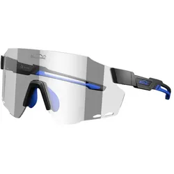Magicshine, Unisex, Sportbrille, Sonnenbrille (Schwarz, Getönt), Blau, Schwarz, Grau