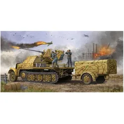 Trumpeter German 3,7cm Flak 37 auf Selbstfahrlafette Sd.Kfz. 7/2 late version