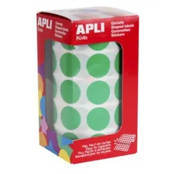 agipa apli Kids Sticker Creative 'Rund', auf Rolle, grün
