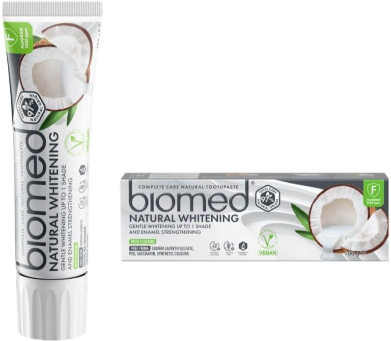 Biomed Natural Whitening dentifrice blanchissant 100 g