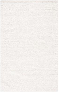 SAFAVIEH Handmade Sheep Shag Cheryl Solid Polyester Rug