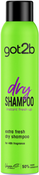 Schwarzkopf Got2b Dry Shampoo Extra Fresh 200ml