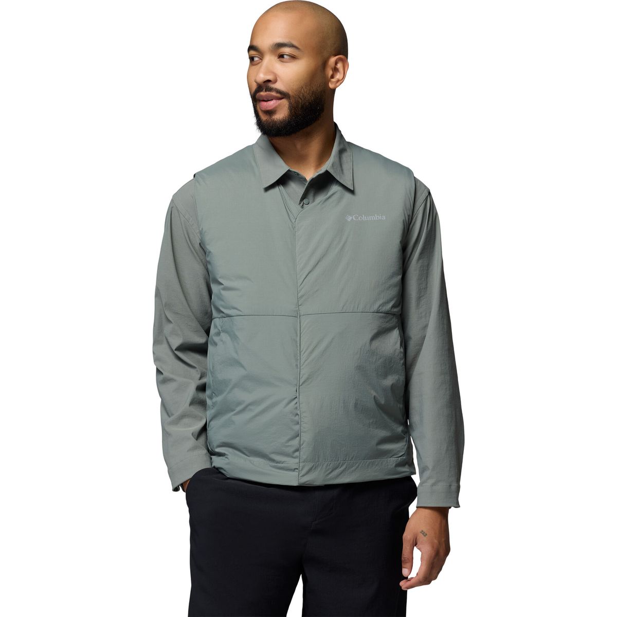 Columbia Men’s Street Heights Padded Gilet sedona sage (342) S 217489-2174891-342-S