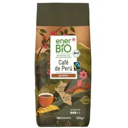 enerBIO Bio Kaffee »Cafe de Peru« gemahlen 500 g braun