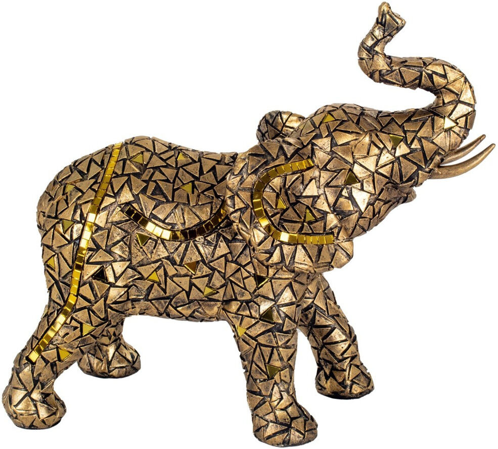 Langley Street Ayla Figurine / Sculpture Decorative Object Golden 22cm H X 24cm W X 12cm D