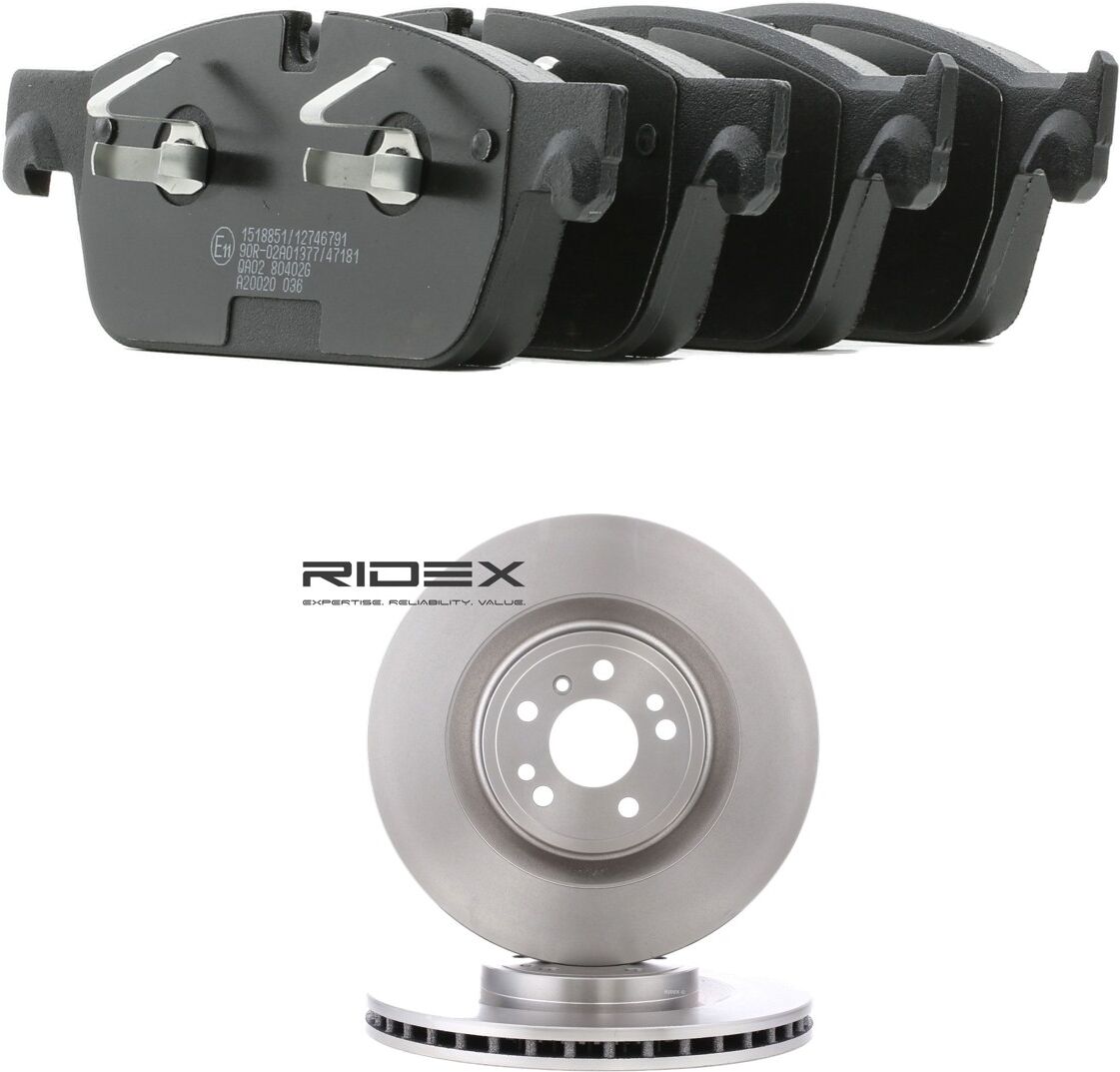 RIDEX 3405B2586 Brake discs and pads set