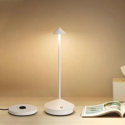 Uplift Picks Rechargeable Touch Dining Table Lamp For Elegant Cordless Ambient Lighting Anywhere white A changeable