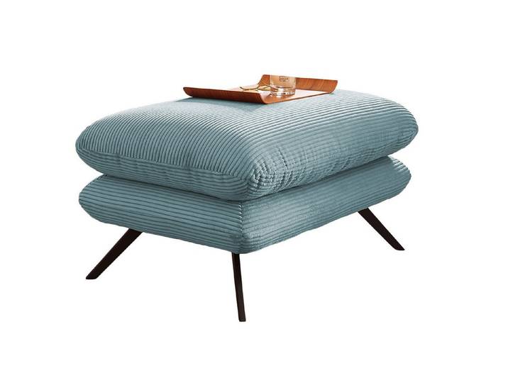 KAWOLA Hocker CHARME, Hockerbank Cord, verschiedene Breiten und verschiedene Farben