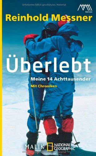Reinhold Messner - Überlebt: Meine 14 Achttausender - Preis vom 07.10.2026 11:45:10 h