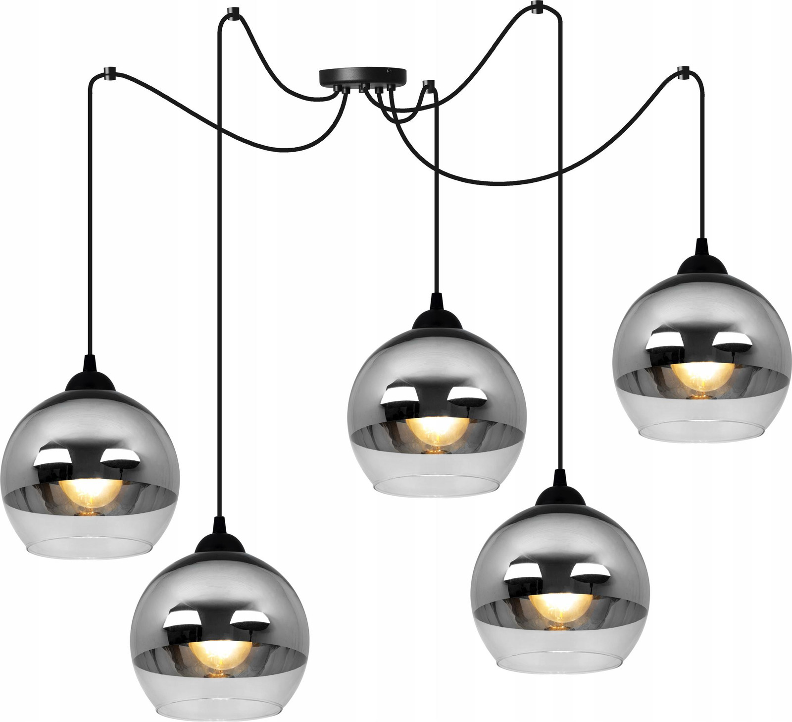 LightHome LED hanglamp met chromen afwerking