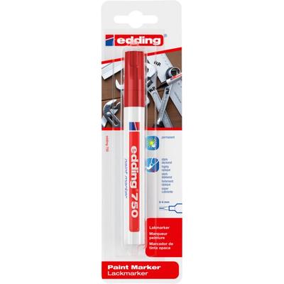 Edding E-750 4-750-1-3002 Lackmarker Rot 2 mm, 4mm