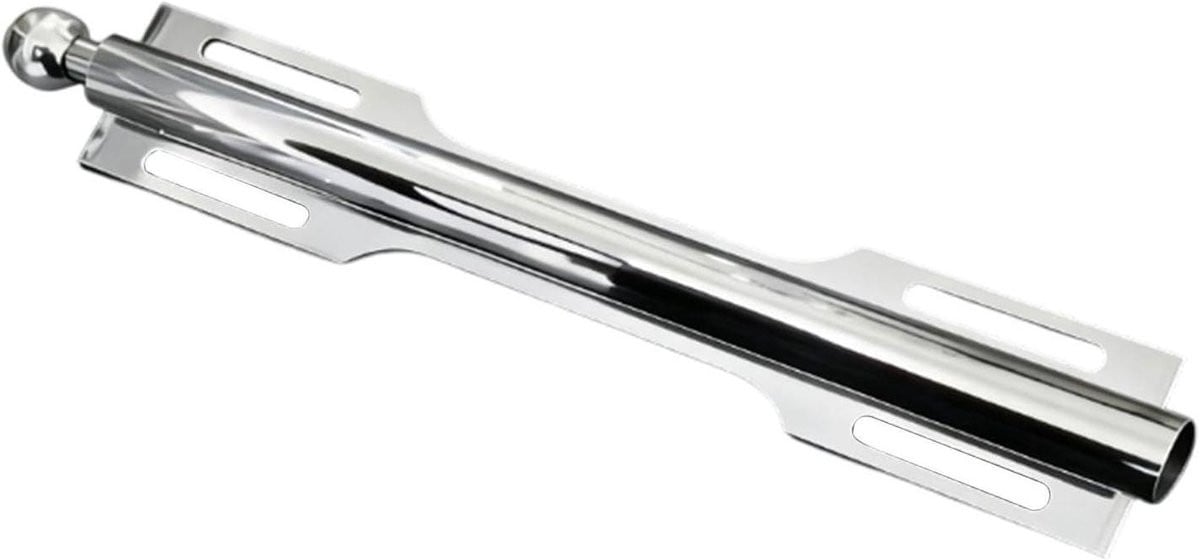 Valet Staaf Kast Zilvergrijs - Uittrekbare Kledingstang van Roestbestendig IJzer - Breedte: 365 cm, Diepte: 9 cm