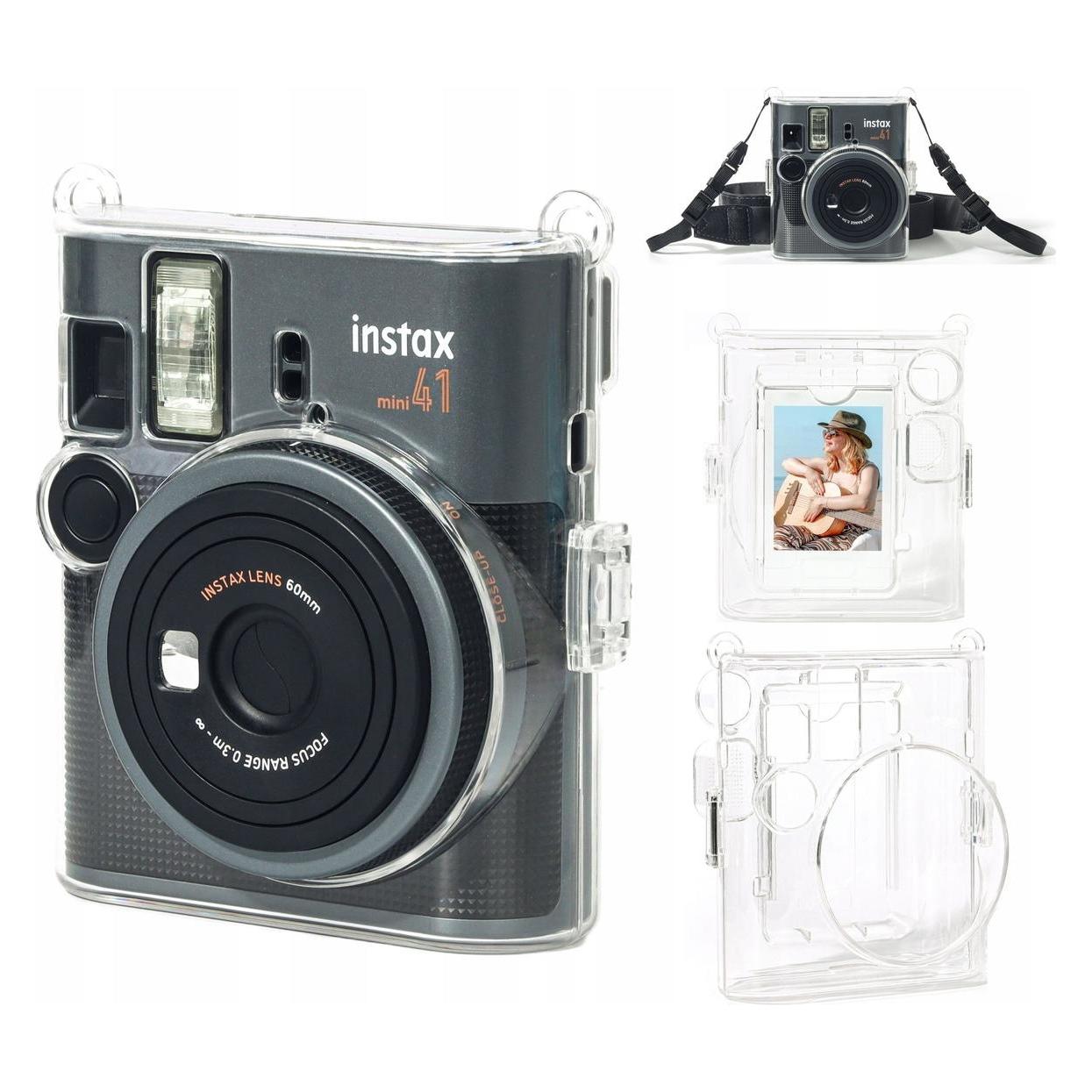 Loveinstant Futerał Sztywny Etui Pokrowiec Case Osłona Do Fuji Fujifilm Instax Mini 41 / Przezroczyste (LOVEINSTANT)