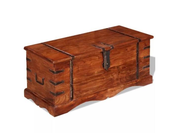 1784SELL® Coffre de rangement-Banc Pouf Tabouret Siège Bois Coffre de rangement Bois massif