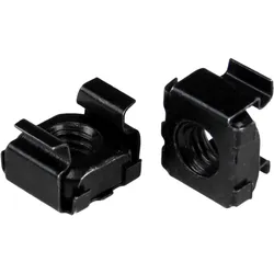 StarTech 100 PKG M5 CAGE NUTS, Serverschrank Zubehör, Schwarz