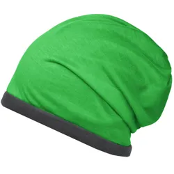 Fleece Beanie "MB7131" - fern-green/carbon