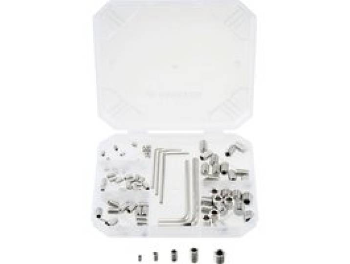 PARKSIDE® Assortiment d'écrous à oreilles ou de vis sans tête ou de goupilles fendues ou de clous (Jeu de vis sans tête, 100 pcs.)