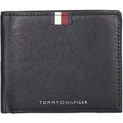 Tommy Hilfiger Querbörse Herren TH Premium Leather CC Flap and Coin Wallet black - 10