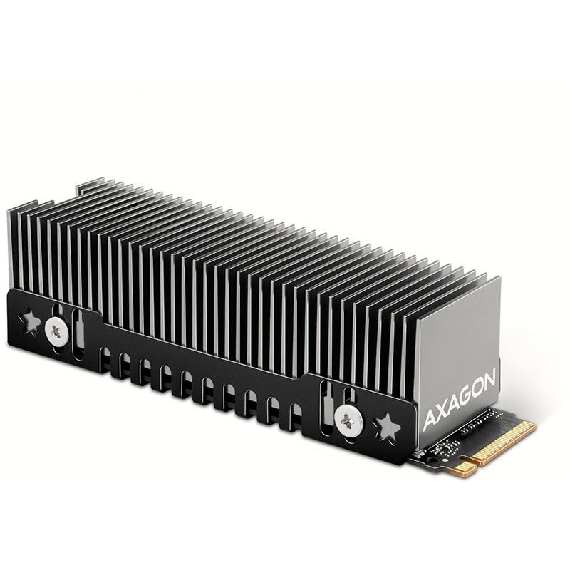 AXAGON CLR-M2XT M.2 SSD Passivkühler, Aluminium - 2280