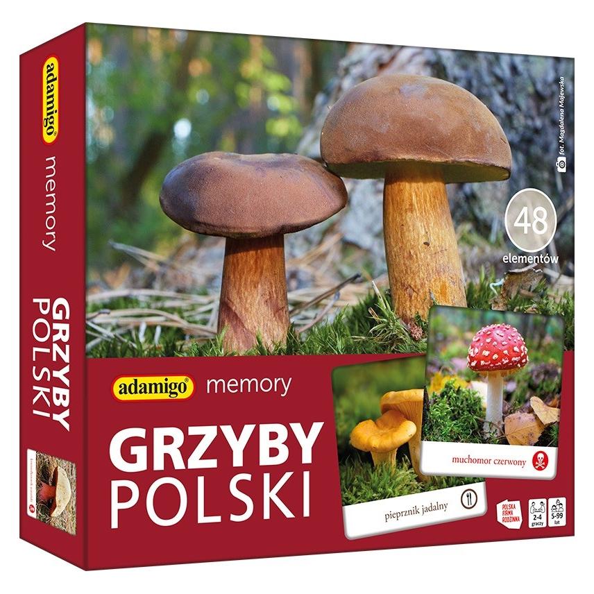 Adamigo Memory-Spiel - Pilze aus Polen (Polnisch) (7912)