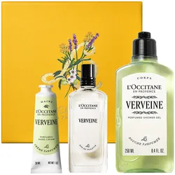 380ml L'Occitane Verveine Duftkollektion Set (Duschgel 250ml + EdT 100ml + Handcreme 30ml)
