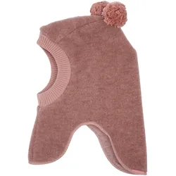 maximo Woll-Schlupfmütze mit Bommel, rosa, 51