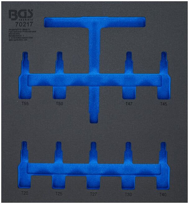 BGS Insert pour servante d’atelier 2/3, vide, pour art. 70217 ; BGS technic (7131-1)
