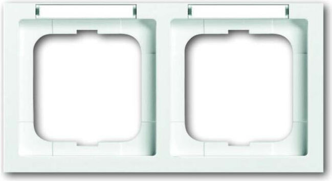 Busch-Jaeger Cadre 2-fach stws, inscription horizontale 1732-184 NSK (2CKA001754A4368)