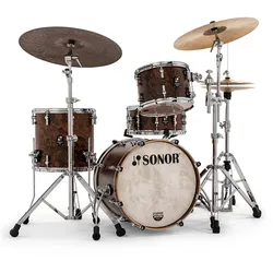 Sonor Momentum Maple (Bassdrum Beech!) - California Burl Set 3pcs., 18" x 14,25"... - Schlagzeug