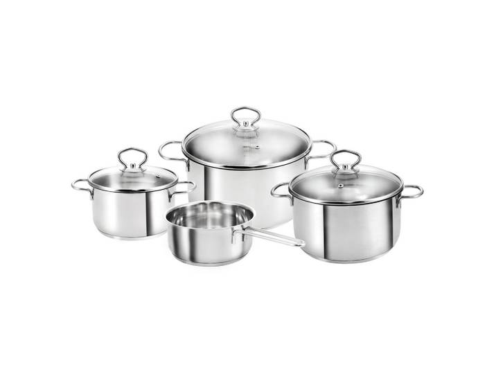 TOPFSET Merkur, Edelstahl, Induktion, 4-teilig