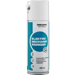 TESLANOL 26017 - Elektro Mechanik Reinigerspray 200 ml Dose mit Sprühröhrchen