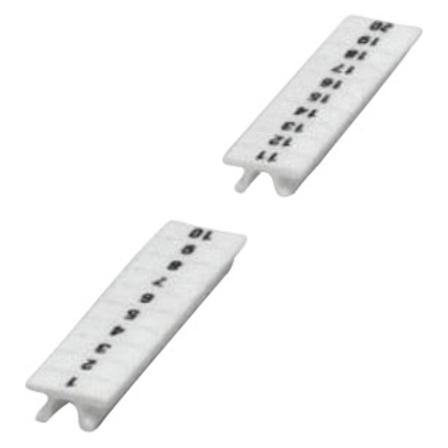 Phoenix Contact Phoenix ZBF 8,LGS:FORTL.ZAHLEN 11-20 Terminal block markers 1Stück(e) (0808804:0011)