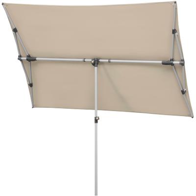Sonnenschirm SCHNEIDER SCHIRME "Novara", beige (natur), Obermaterial: 100% Polyester, Standschirme, mit Schutzhülle, ohne Schirmständer, UV-Schutz von 50+